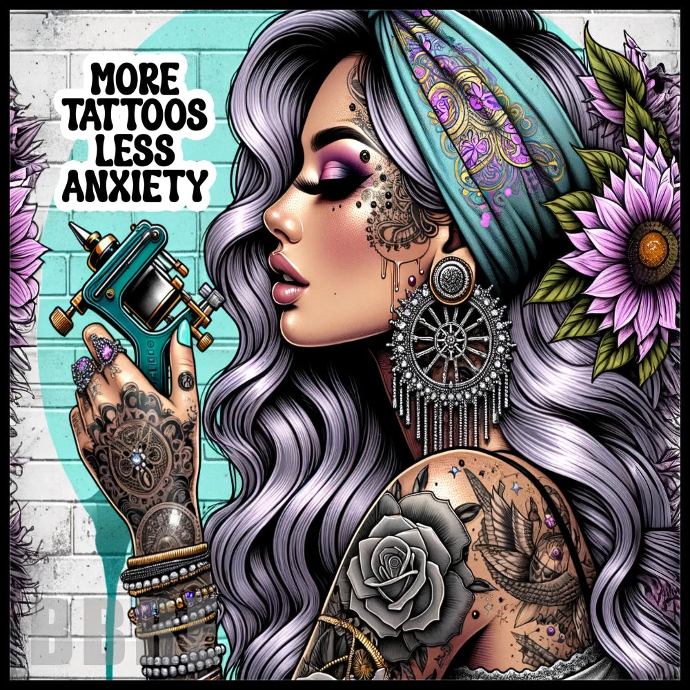 Tattooed Beauty 2 15 OZ Straight Wrap