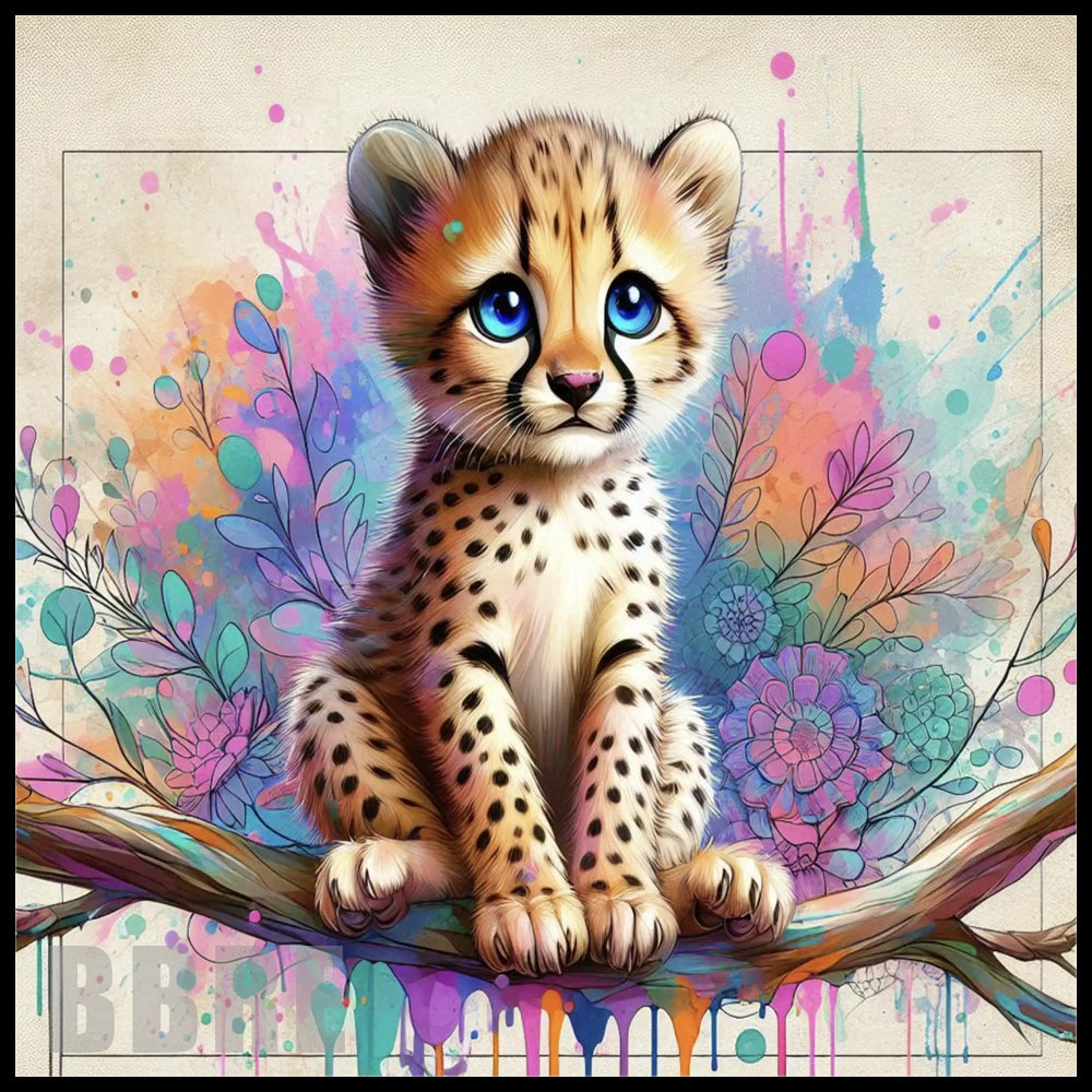 Cheetah Cub 15 OZ Straight Wrap