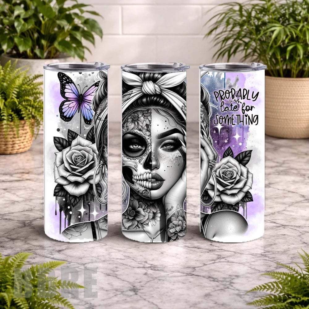 Skull Beauty 2 15 OZ Straight Wrap