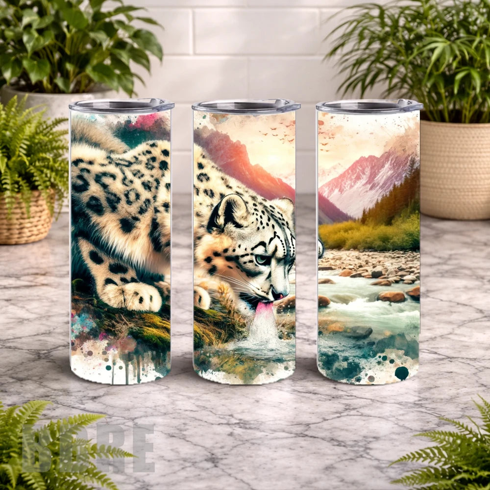 Snow Leopard 15 OZ Straight Wrap