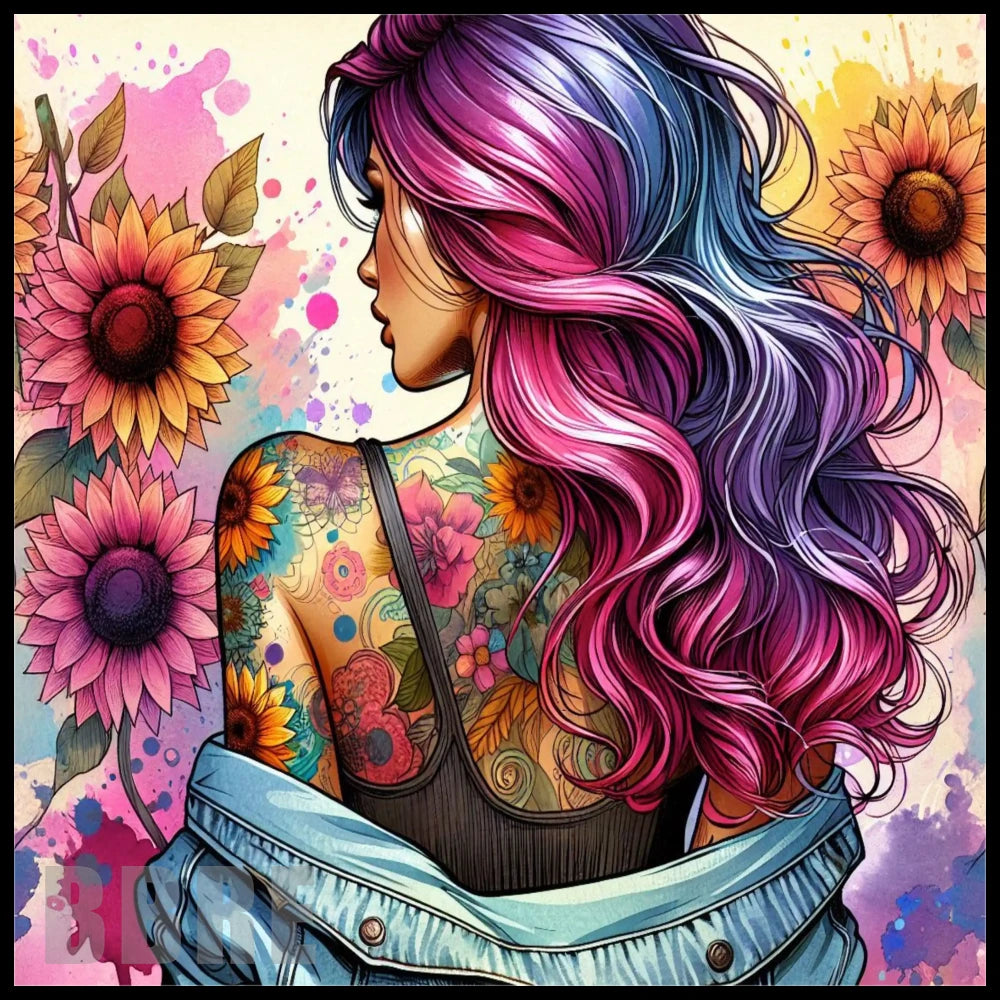 Floral Beauty 13 15 OZ Straight Wrap