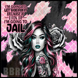 Bold Tattooed Woman 15 OZ Straight Wrap