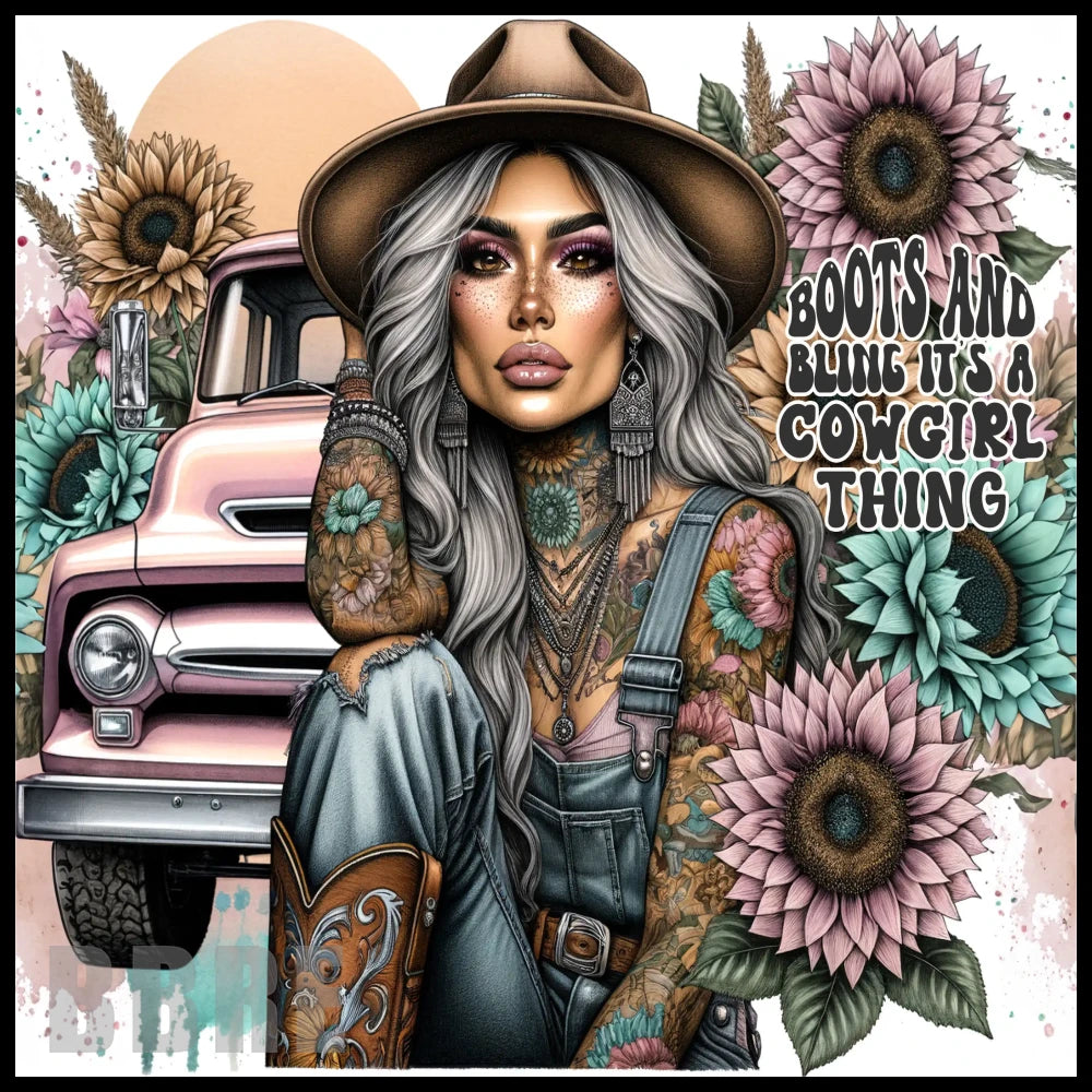 Cowgirl Vibes 15 OZ Straight Wrap