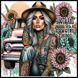 Cowgirl Vibes 15 OZ Straight Wrap