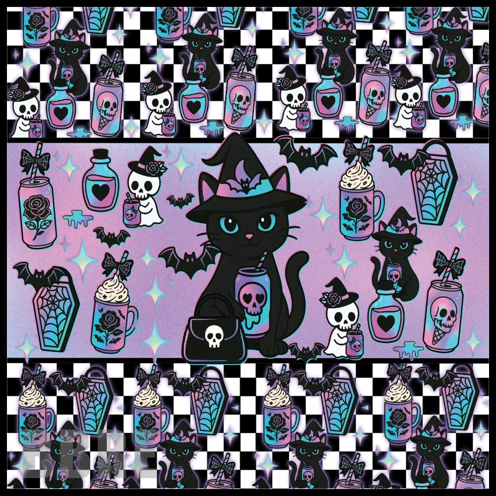 Witchy Cat 15 OZ Straight Wrap