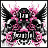 Skull Roses 4 15 OZ Straight Wrap
