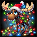 Festive Moose 15 OZ Straight Wrap