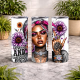Bold Floral 5 15 OZ Straight Wrap
