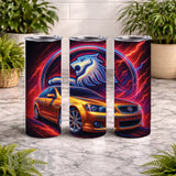 Neon Lion 15 OZ Straight Wrap