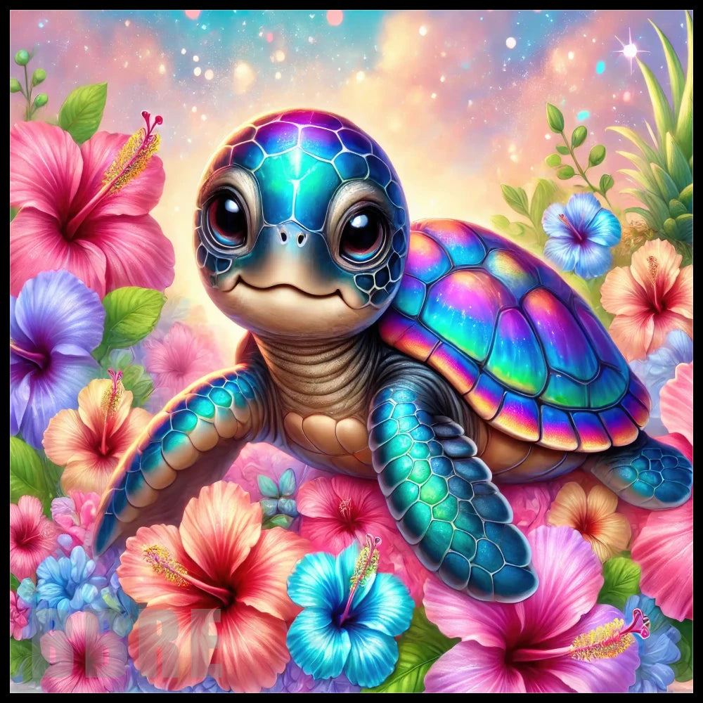 Colorful Turtle 15 15 OZ Straight Wrap