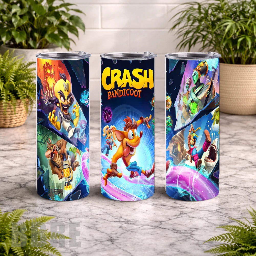 Crash Bandicoot 15 OZ Straight Wrap