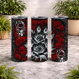 Black Roses 2 15 OZ Straight Wrap