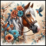 Floral Horse 6 15 OZ Straight Wrap