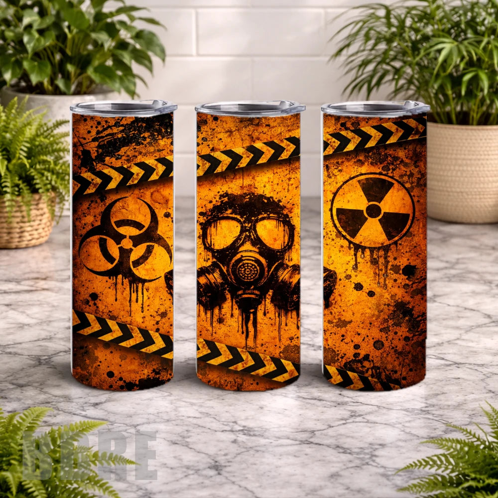Biohazard Mask 15 OZ Straight Wrap