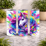 Colorful Unicorn 2 15 OZ Straight Wrap