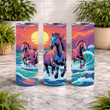 Vibrant Horses 15 OZ Straight Wrap
