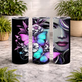 Floral Butterfly 14 15 OZ Straight Wrap