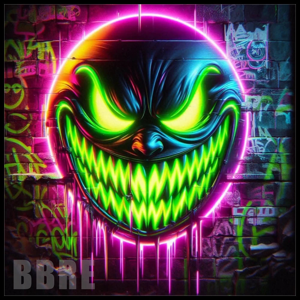 Neon Grin 15 OZ Straight Wrap