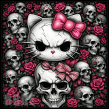 Skull Kitty 15 OZ Straight Wrap