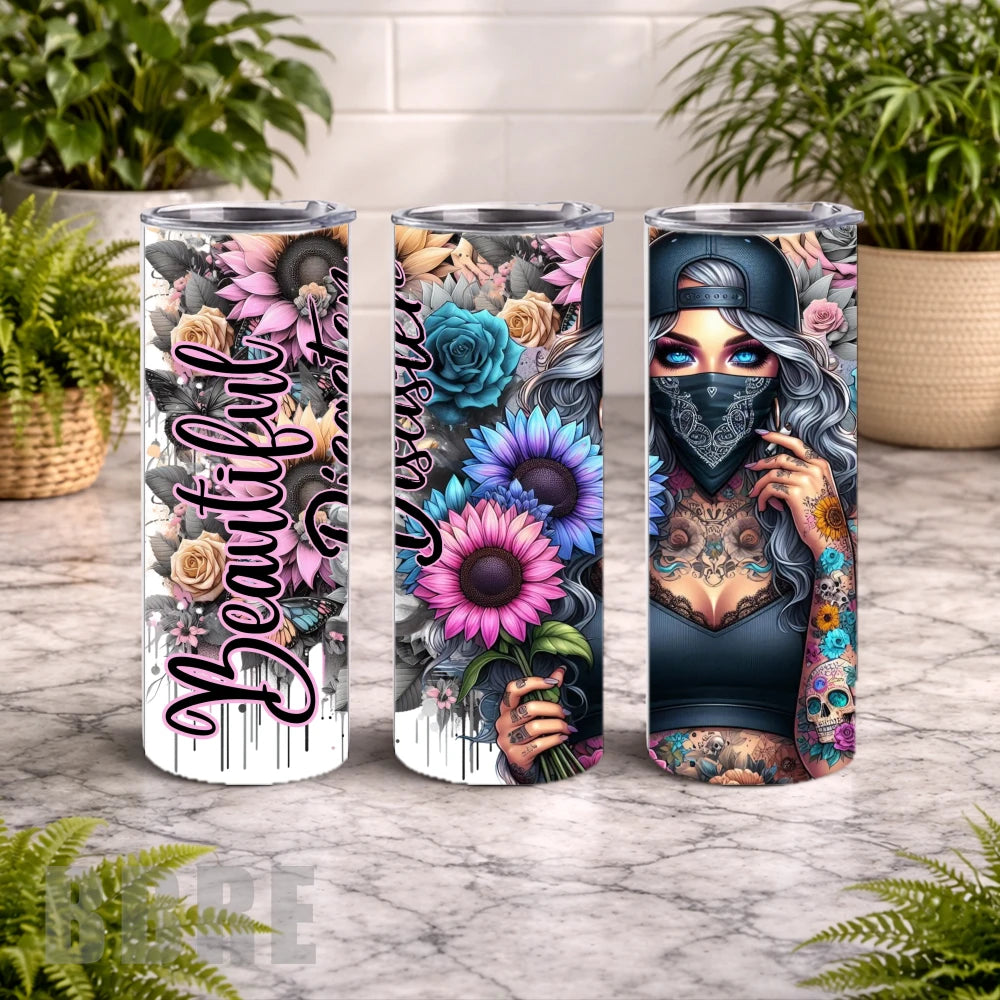 Beautiful Disaster 15 OZ Straight Wrap