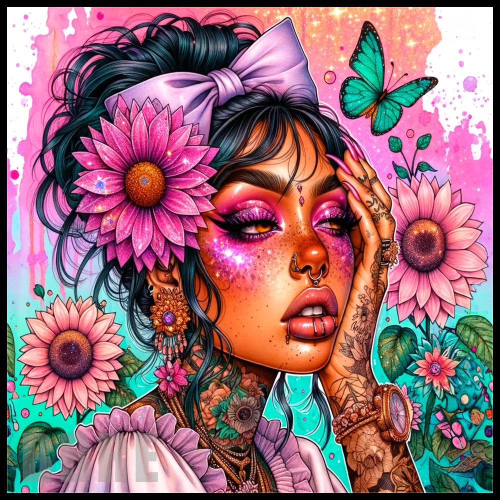 Floral Goddess 4 15 OZ Straight Wrap