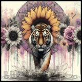 Tiger Floral 2 15 OZ Straight Wrap