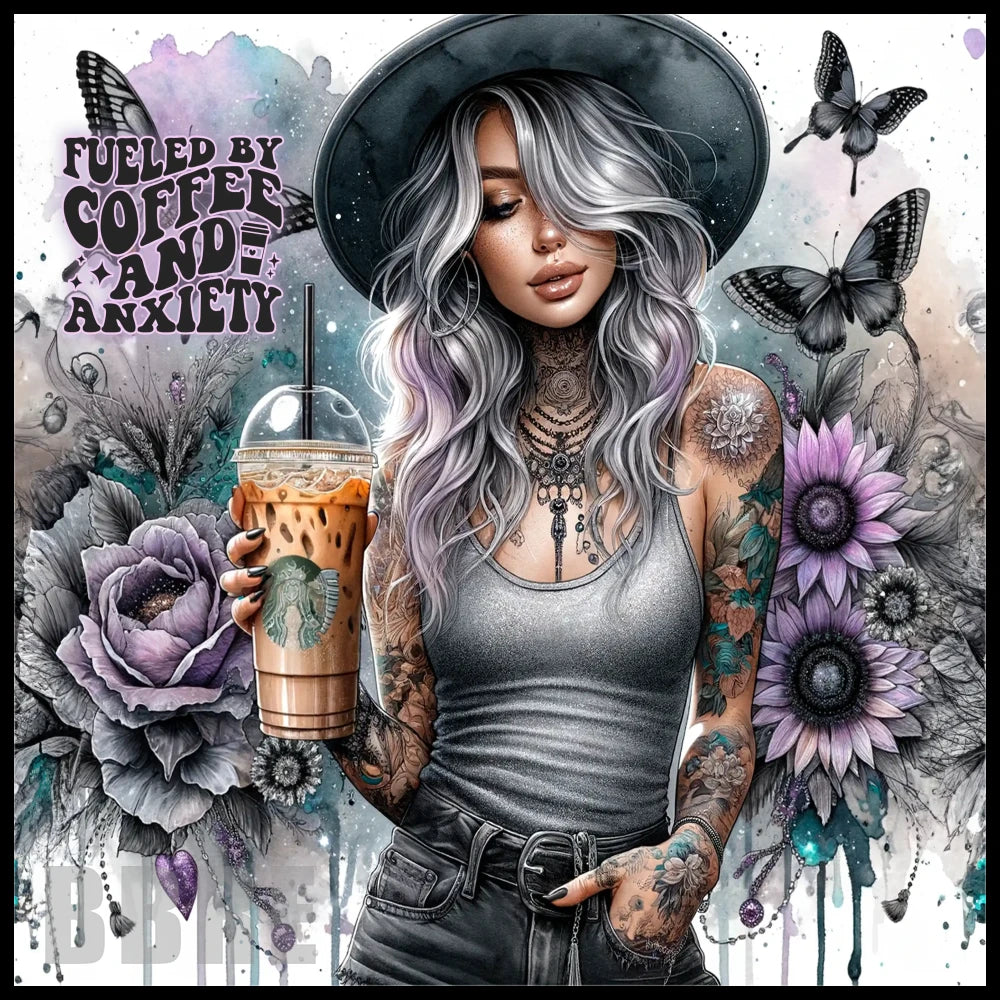 Coffee Anxiety 15 OZ Straight Wrap