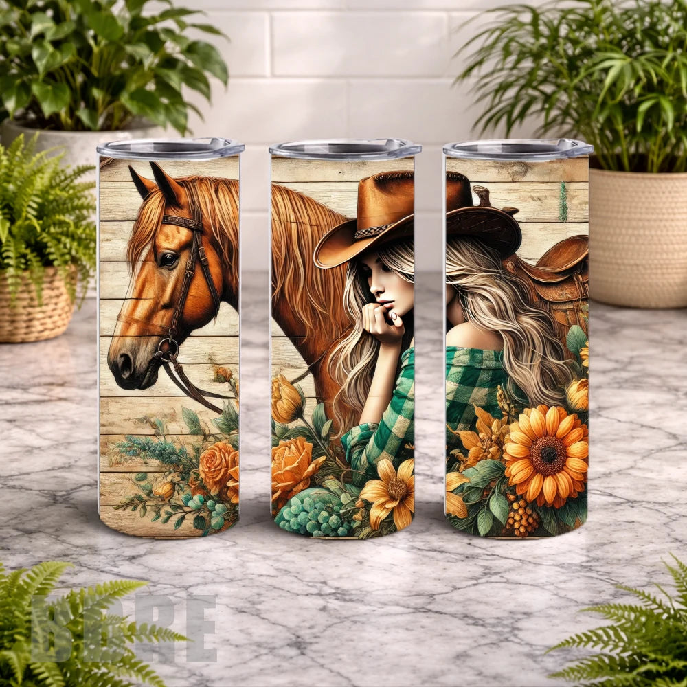 Cowgirl Horse 4 15 OZ Straight Wrap