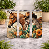 Cowgirl Horse 4 15 OZ Straight Wrap
