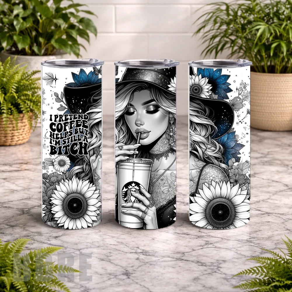 Coffee Queen 15 OZ Straight Wrap