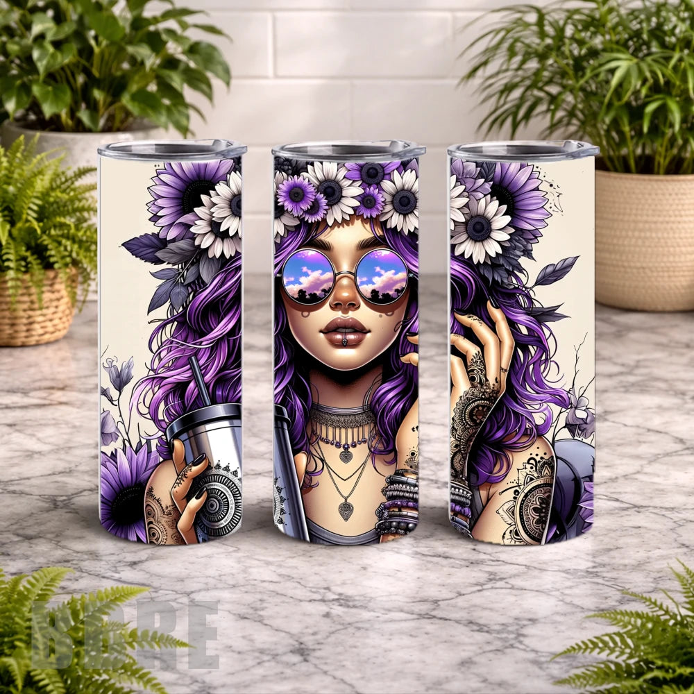 Floral Dreamer 2 15 OZ Straight Wrap