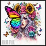 Butterfly Blossom 28 15 OZ Straight Wrap