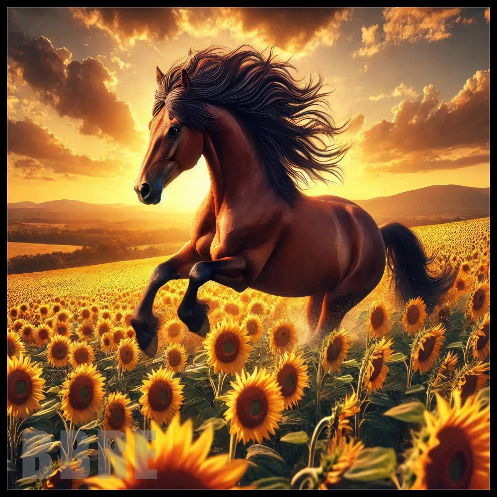Sunflower Stallion 15 OZ Straight Wrap