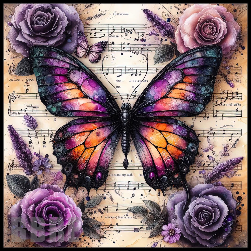 Butterfly Symphony 15 OZ Straight Wrap