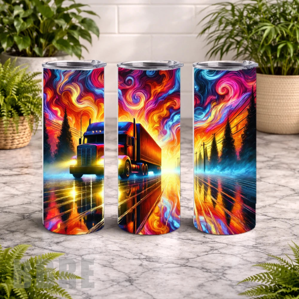 Vibrant Truck 15 OZ Straight Wrap