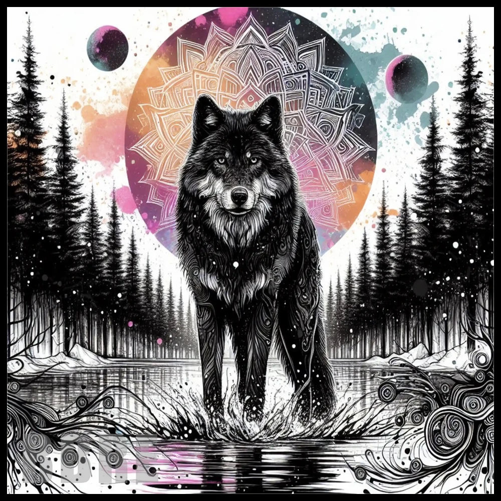 Wolf Reflection 15 OZ Straight Wrap