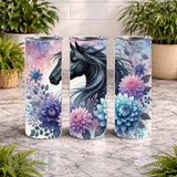 Floral Horse 10 15 OZ Straight Wrap