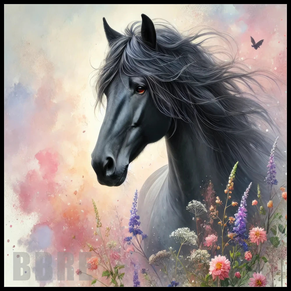 Majestic Black Horse 2 15 OZ Straight Wrap