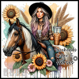 Coffee & Horses 15 OZ Straight Wrap