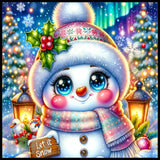 Cheerful Snowman 15 OZ Straight Wrap
