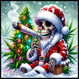 Santa Skull 15 OZ Straight Wrap