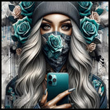 Floral Portrait 2 15 OZ Straight Wrap