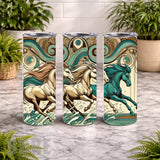 Galloping Horses 2 15 OZ Straight Wrap