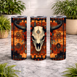 Skull Floral 15 OZ Straight Wrap
