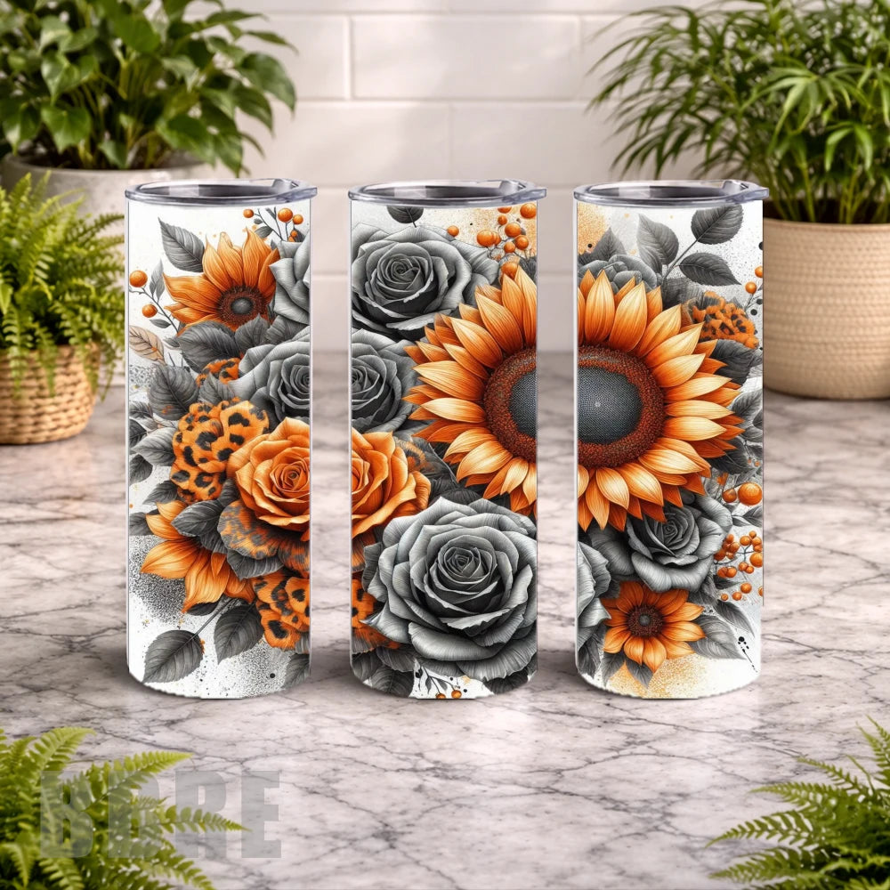 Floral Burst 20 15 OZ Straight Wrap