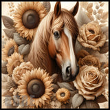 Sunflower Horse 2 15 OZ Straight Wrap