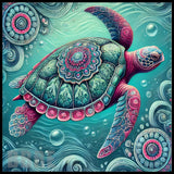 Colorful Turtle 17 15 OZ Straight Wrap