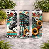 Horse Floral 2 15 OZ Straight Wrap