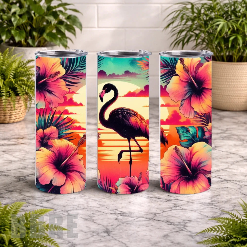 Tropical Flamingo 2 15 OZ Straight Wrap