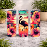 Tropical Flamingo 2 15 OZ Straight Wrap